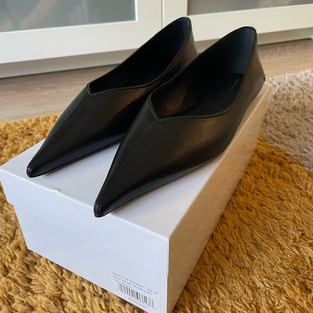 ANINE BING Hilda Ballerina Flats